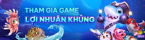 Giao diện đồ họa tuyệt đẹp của game bắn cá Vi68