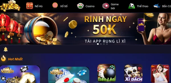 Nền tảng Vi68 mang đến sự sôi động của thiên đường giải trí online