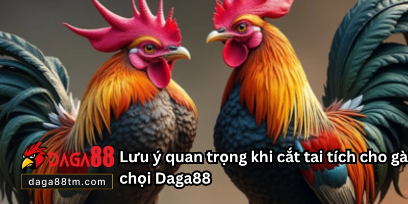 Cắt Tai Tích Cho Gà Chọi - Tối Ưu Sức Chiến Đấu Cùng Daga88